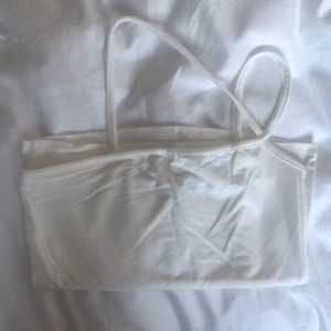 Reformation White Tank Top